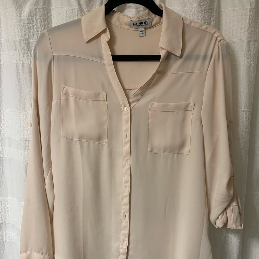 Small Light Pink Express Portofino Blouse